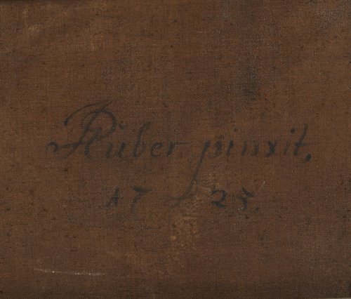 "Ritratto di gentildonna in abito rosso" 